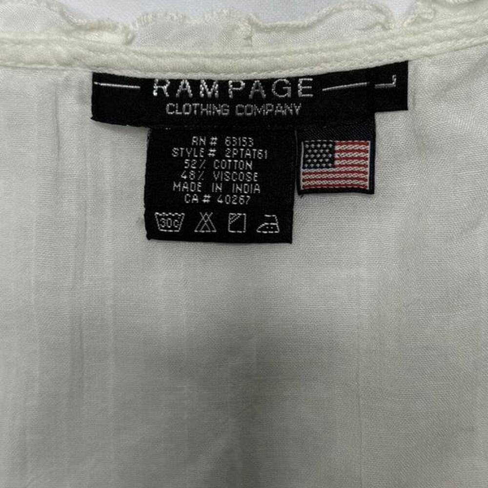 Rampage Clothing Long Sleeve Cottage Core Coquette Casual Top Lightweight Small - Picture 4 of 4